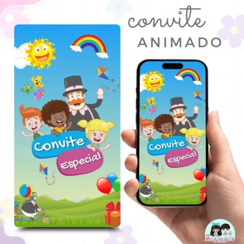 Convite Animado Mundo Bita